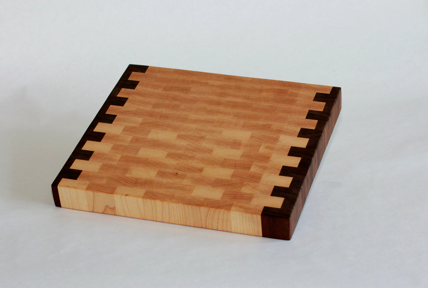 Hard Maple w/ Black Walnut trim End Grain Board