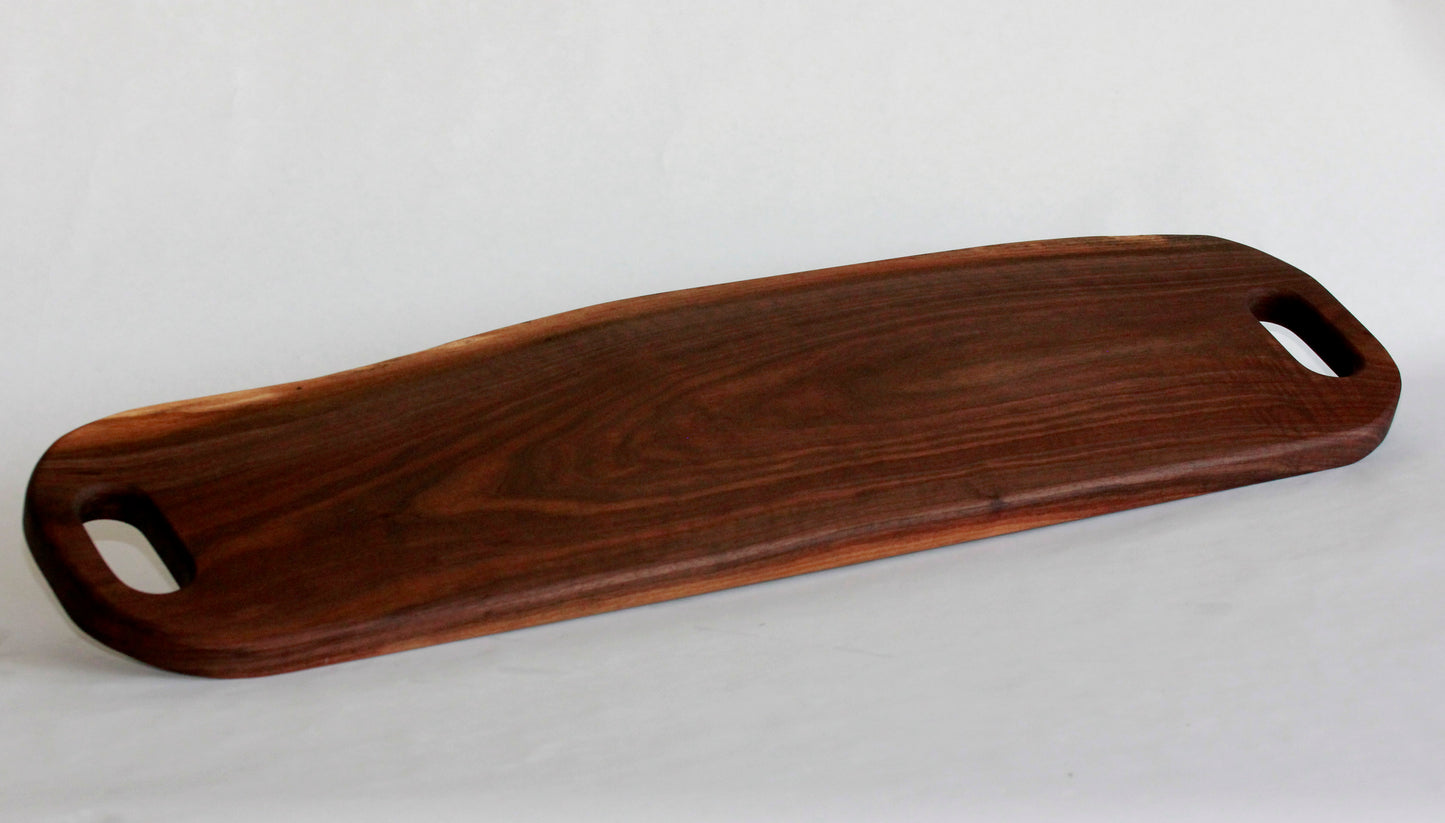 Live Edge Double Handle Charcuterie Board