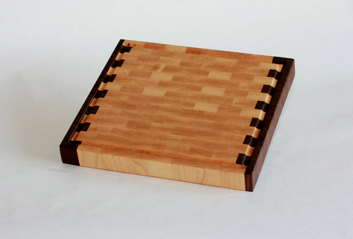 Hard Maple w/ Black Walnut trim End Grain Board
