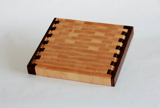 Hard Maple w/ Black Walnut trim End Grain Board